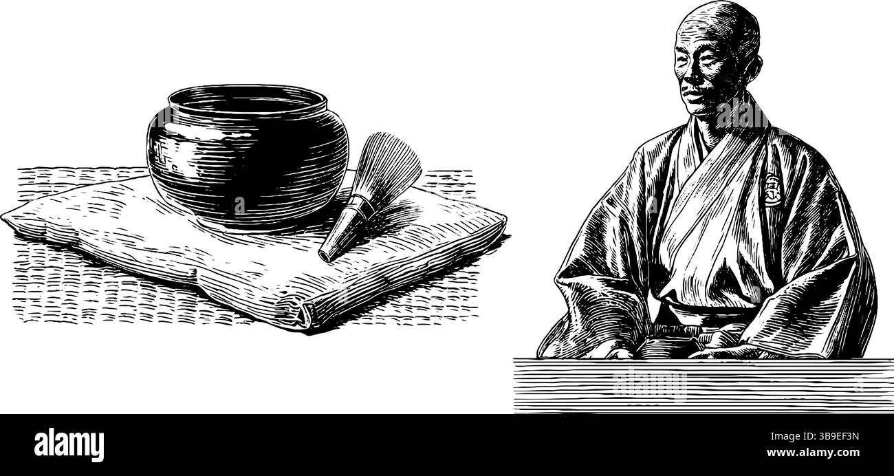 Master matcha Stock Vector Images - Alamy