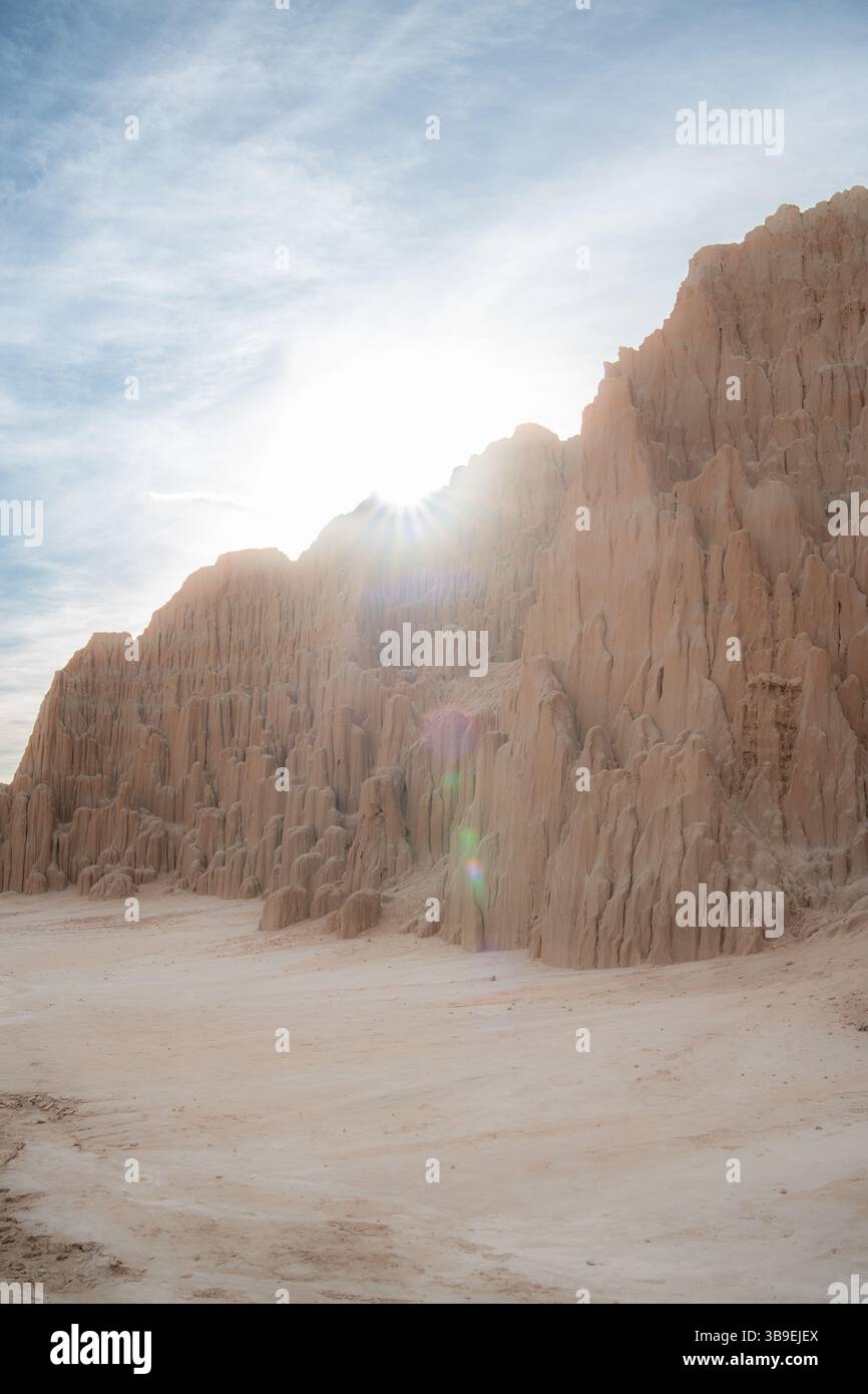 Cathedral Gorge State Park, Nevada Stock Photo