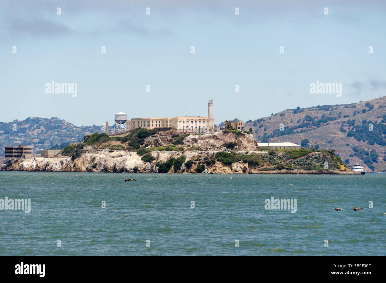 Alcatraz in front of San Francisco Stock Photo - Alamy