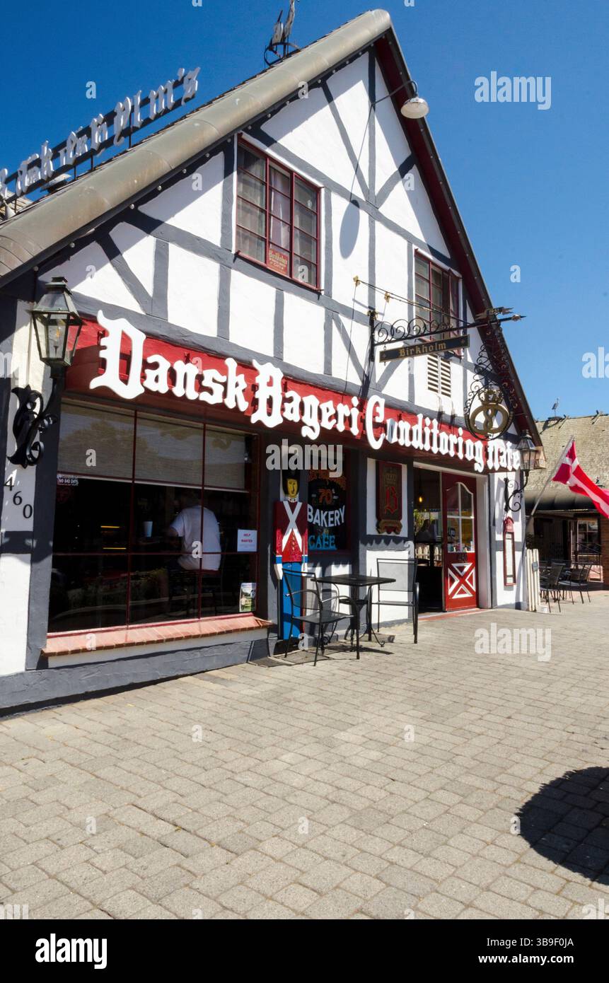 Danish Bakery in Solvang Stock Photo