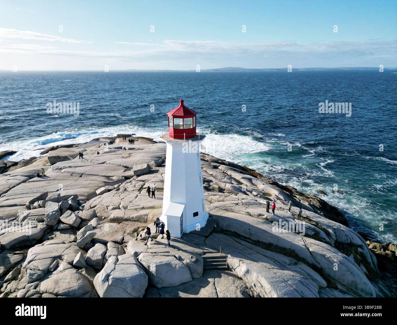 Aerial peggys point lighthouse hi-res stock photography and images - Alamy