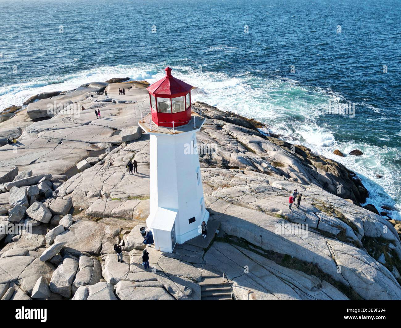 Peggy's Point Lighthouse Stock Photo - Alamy