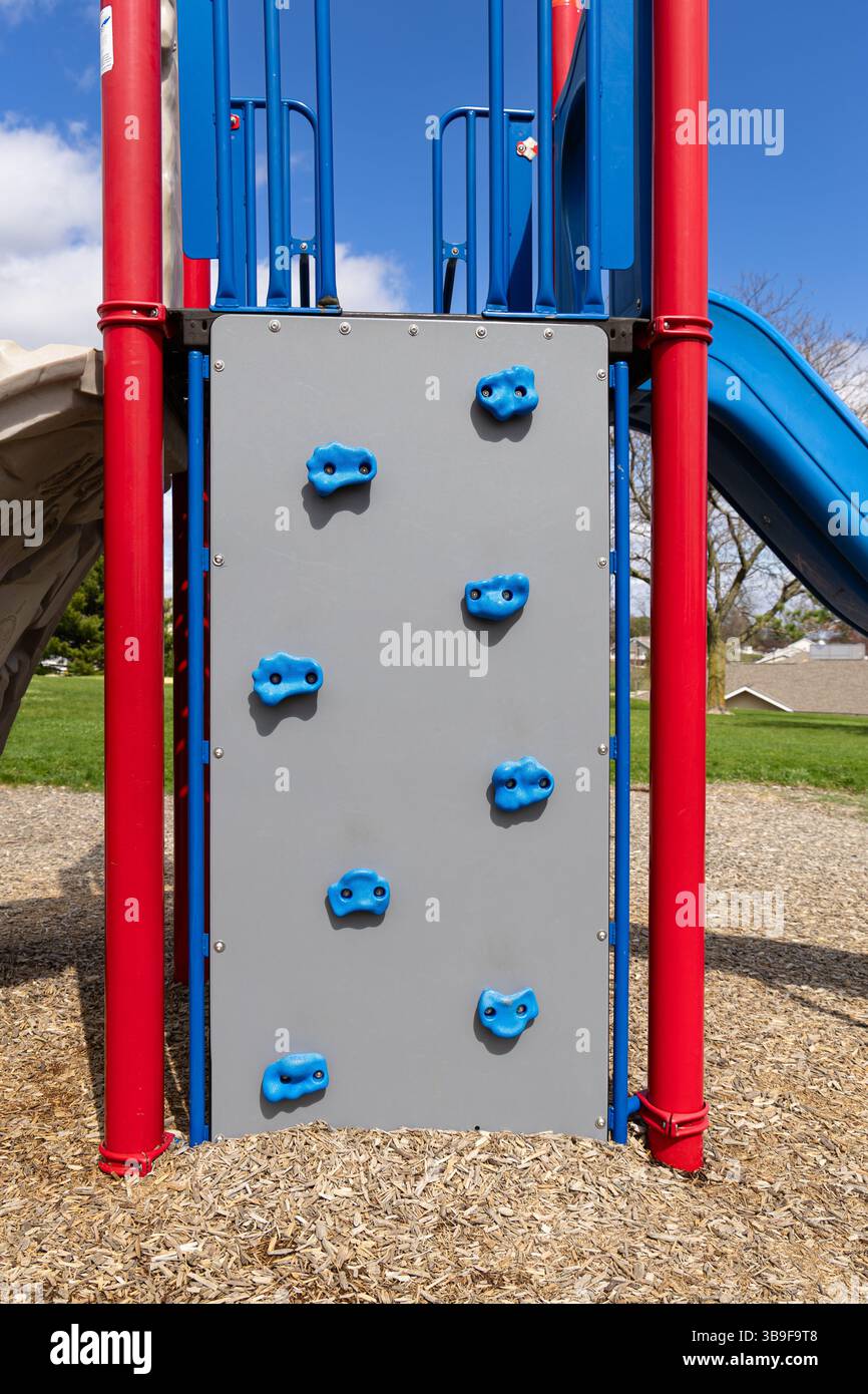 Child climbing playground equipment hi-res stock photography and images ...