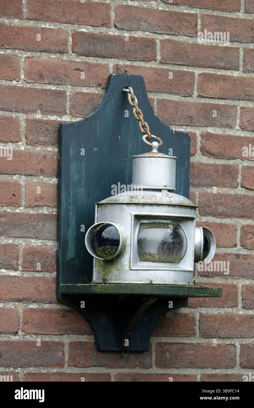 Lamp on a house Stock Photo