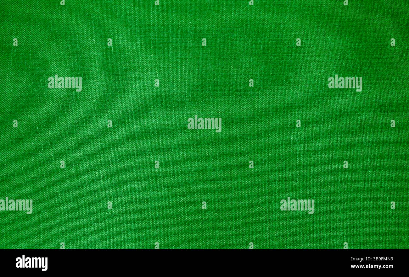 Green fabric texture as natural background Stock Photo