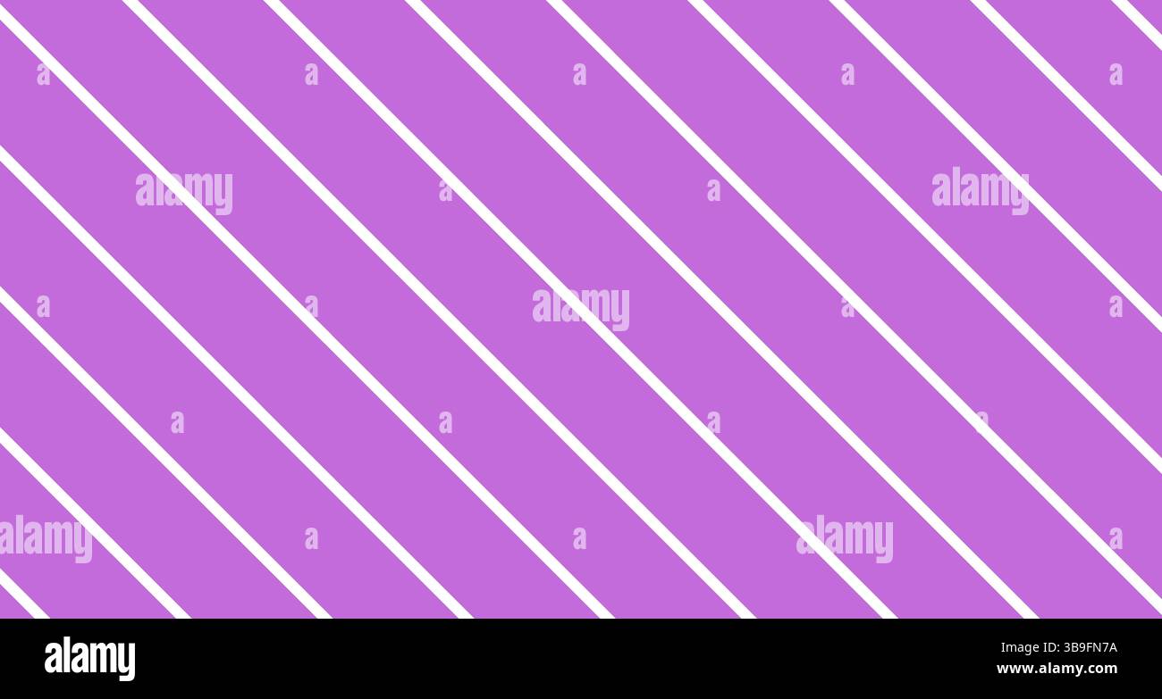 Plain background map: Diagonal stripes purple and white Stock Photo