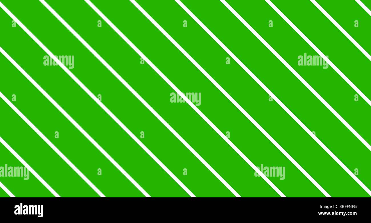 Plain background map: Diagonal stripes green and white Stock Photo