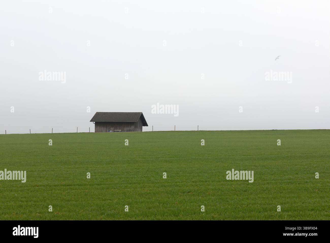 Agricultural woodshed in Bavaria, Germany Stock Photo - Alamy