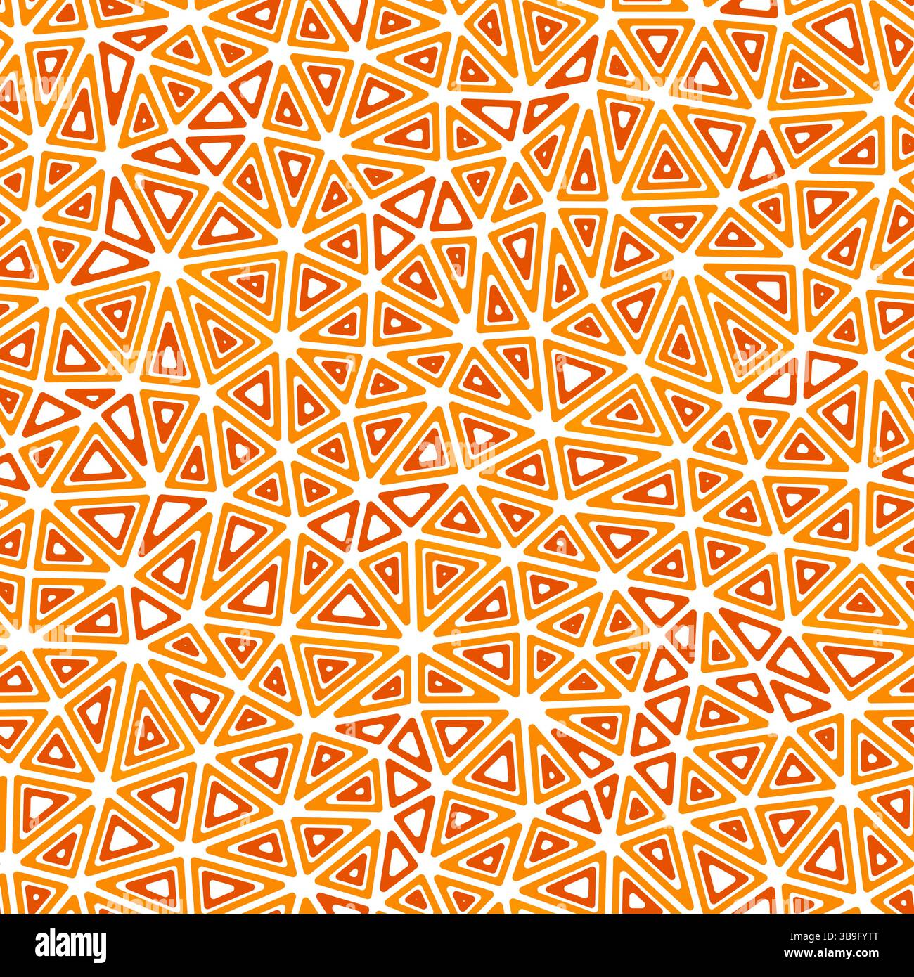 Minimalistic triangles background. Multiple repeated inner triangles. Compact shape size. Single color tone style. Seamless pattern. Stock Vector