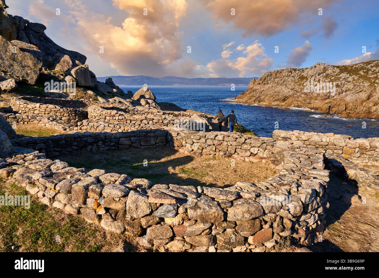 Castro de Baroña, Porto do Son, Ria de Muros y Noya, A Coruña, Galicia ...