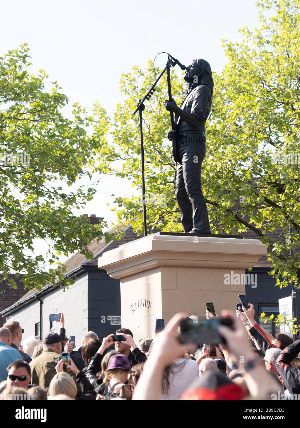 Stoke On Trent, Staffordshire, UK. 09th May 2025. A statue of Motorhead ...