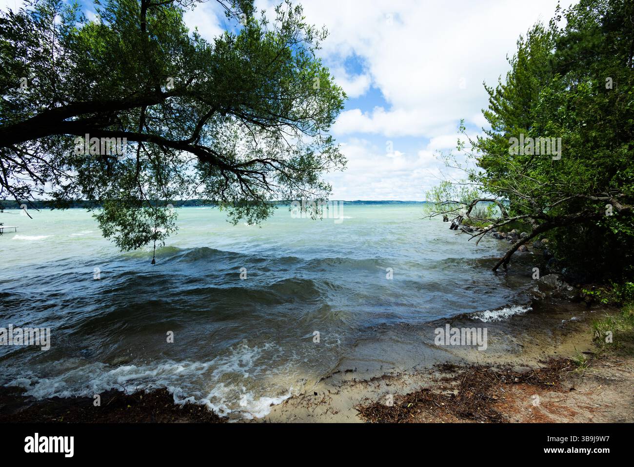 Torch Lake Stock Photo