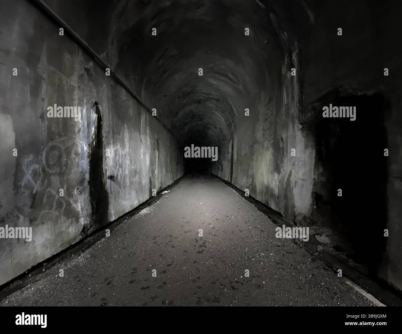 Abandoned railway tunnel - Smartphone Captured Stock Image