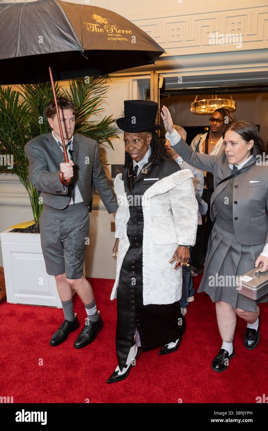 New York - May 5, 2025: Whoopi Goldberg wearing dress by Thom Browne ...