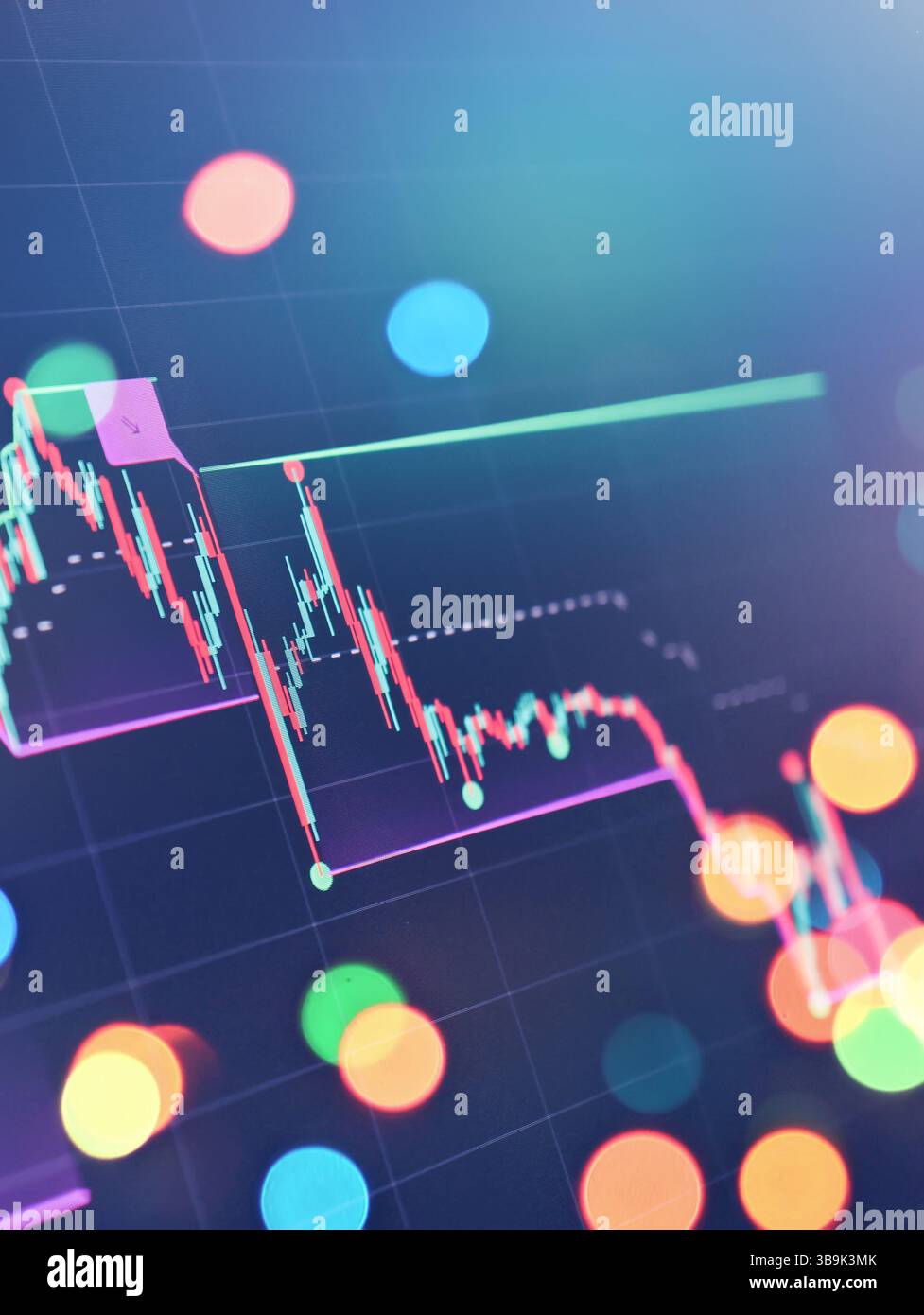 Bullish financial market breakout chart hi-res stock photography and ...