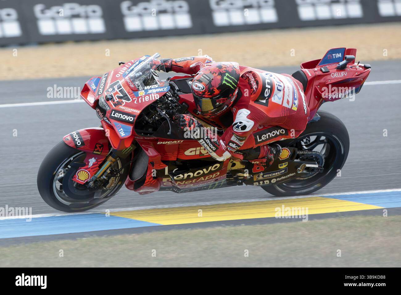 Francesco Bagnaia of Italy and Ducati Lenovo Team during day 1 of the ...