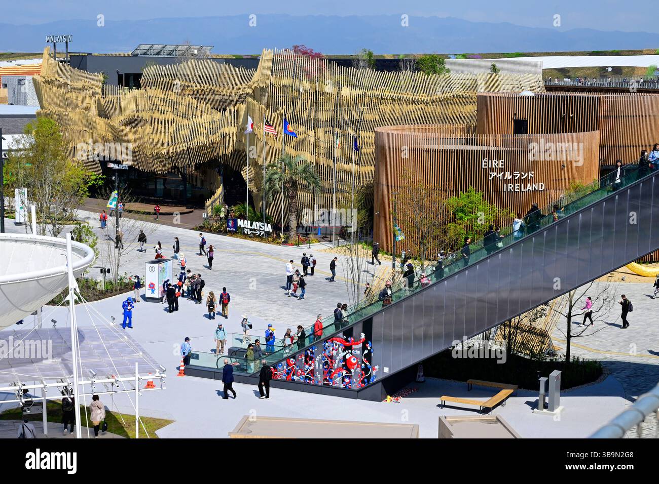 Ireland Pavilion at Osaka World Expo 2025,Osaka,Japan. Stock Photo
