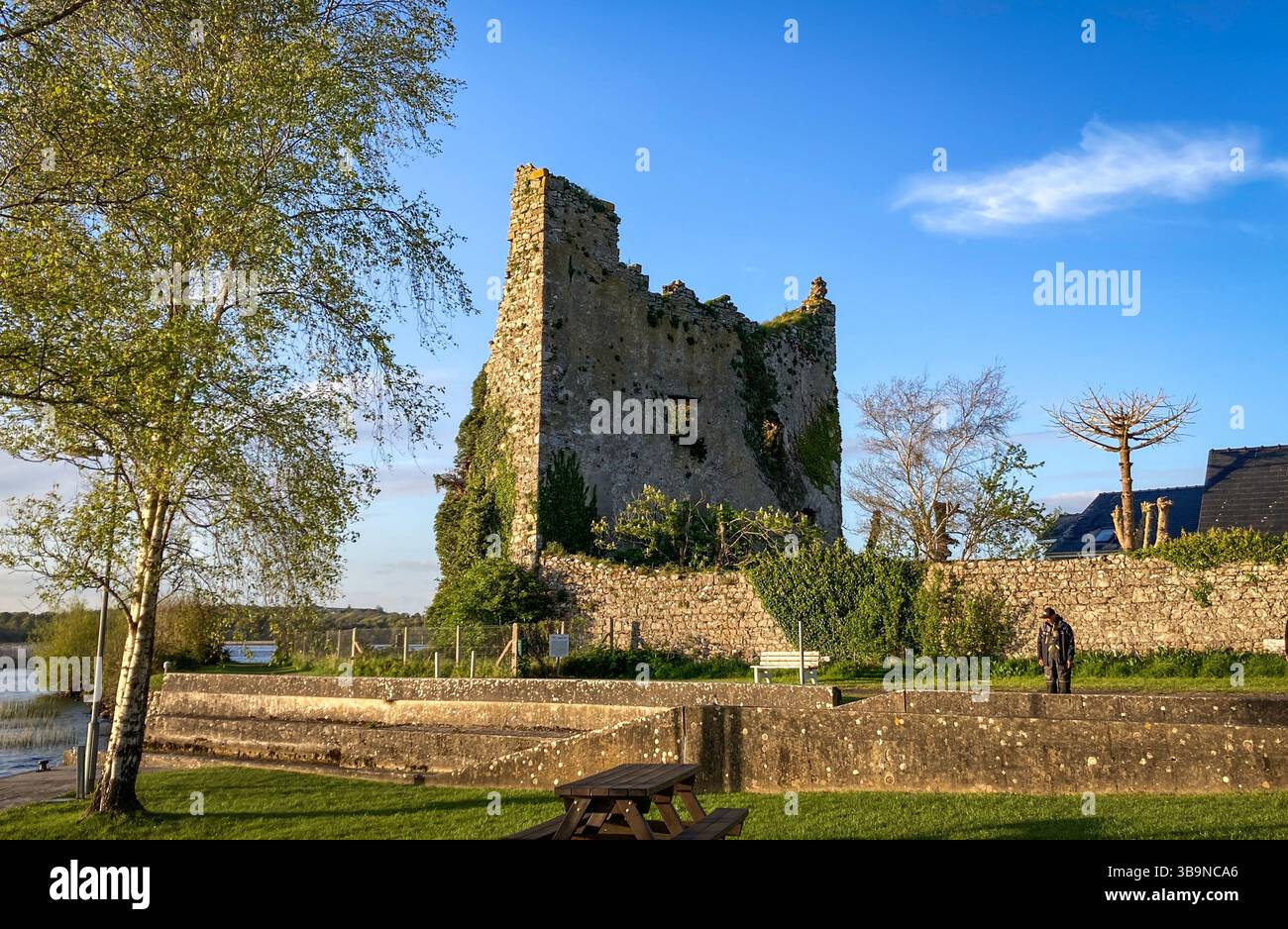 Dromineer Castle , Dromineer is a small village  in County Tipperary, Ireland. It is on the shores of Lough Derg, 8 km north-west of Nenagh - Smartphone Captured Stock Image