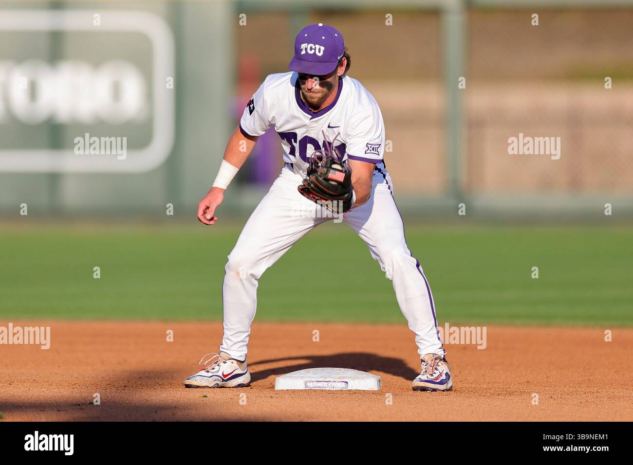 May 9, 2025: Texas Christian University's second basemen Cole Cramer (7 ...