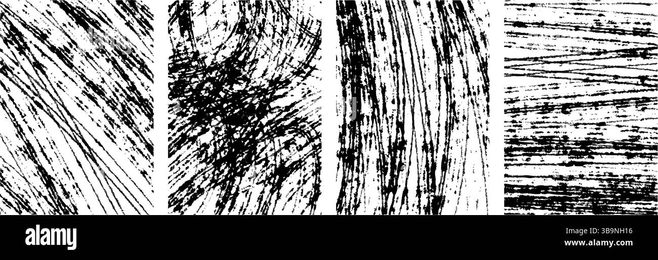 Grunge frame border textures. brush border overlay frames Stock Vector ...