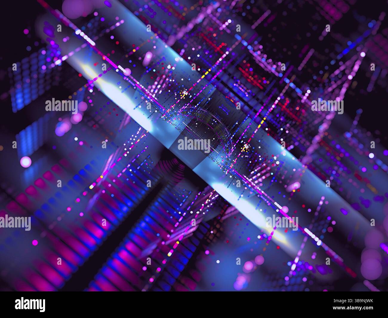 Technology blur - background with perspective effect. Abstract computer ...