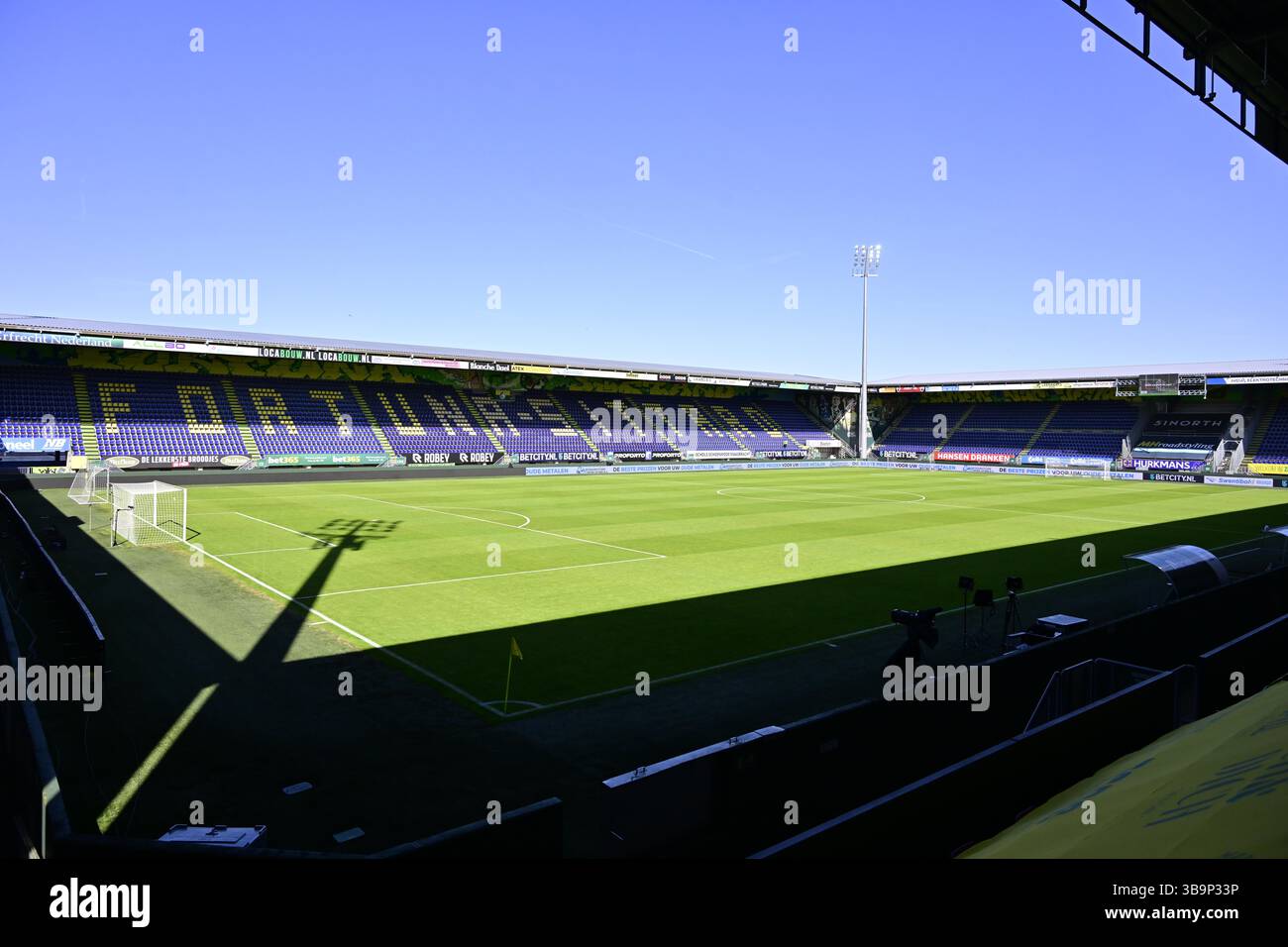 Fortuna Sittard stadion voor een voetbalwedstrijd, relevant voor sportweddenschappen bij Betcity nl