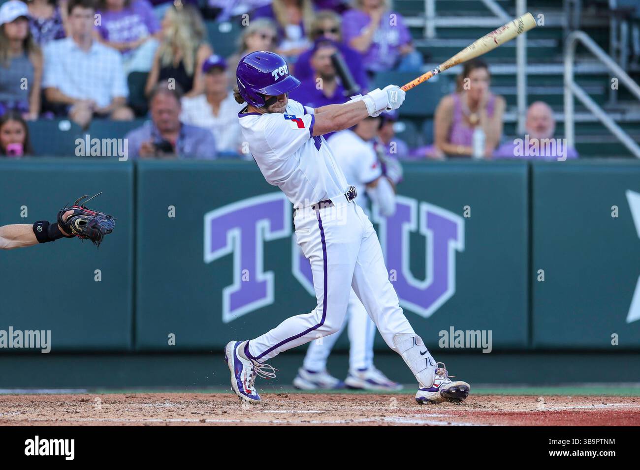 May 9, 2025: Texas Christian University's infielder Cole Cramer (7 ...
