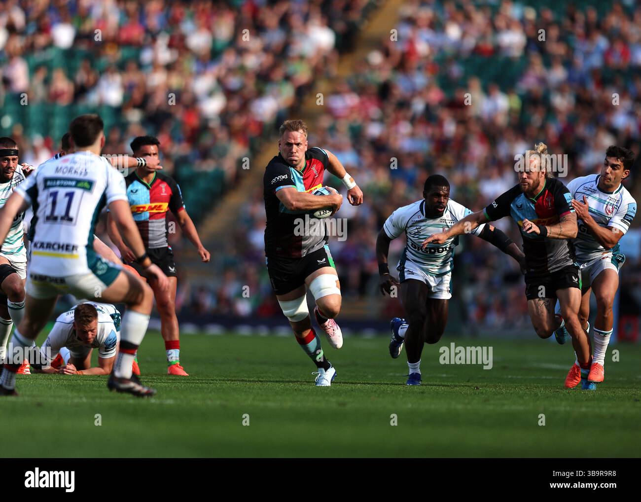 Allianz Stadium, London, UK. 10th May, 2025. Gallagher Premiership ...