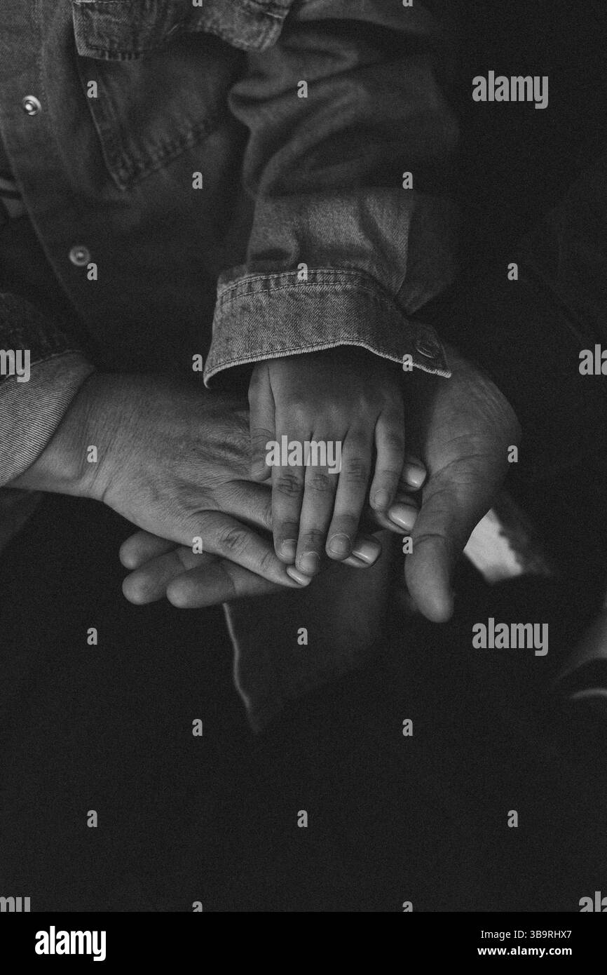 Family generations portrait people Black and White Stock Photos ...