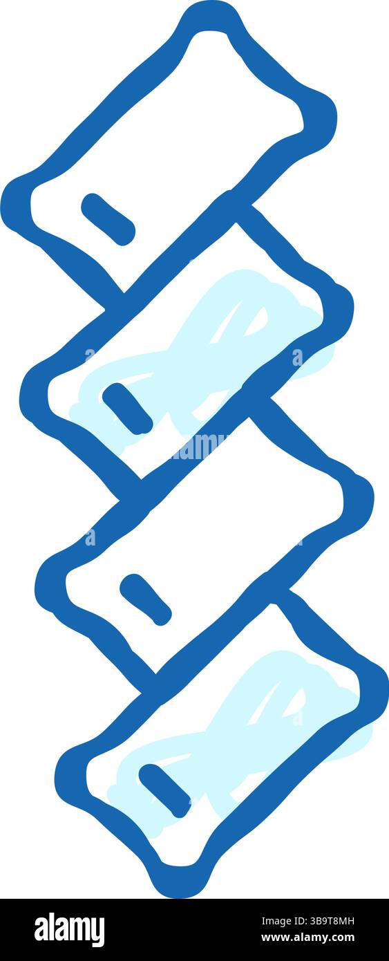 shide paper streamers shintoism icon doodle illustration Stock Vector ...