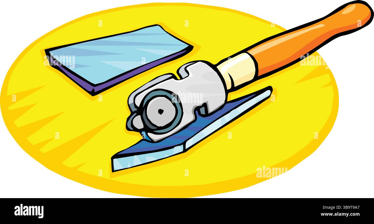 Glass Chisel Image shows interior view Stock Vector Images - Alamy