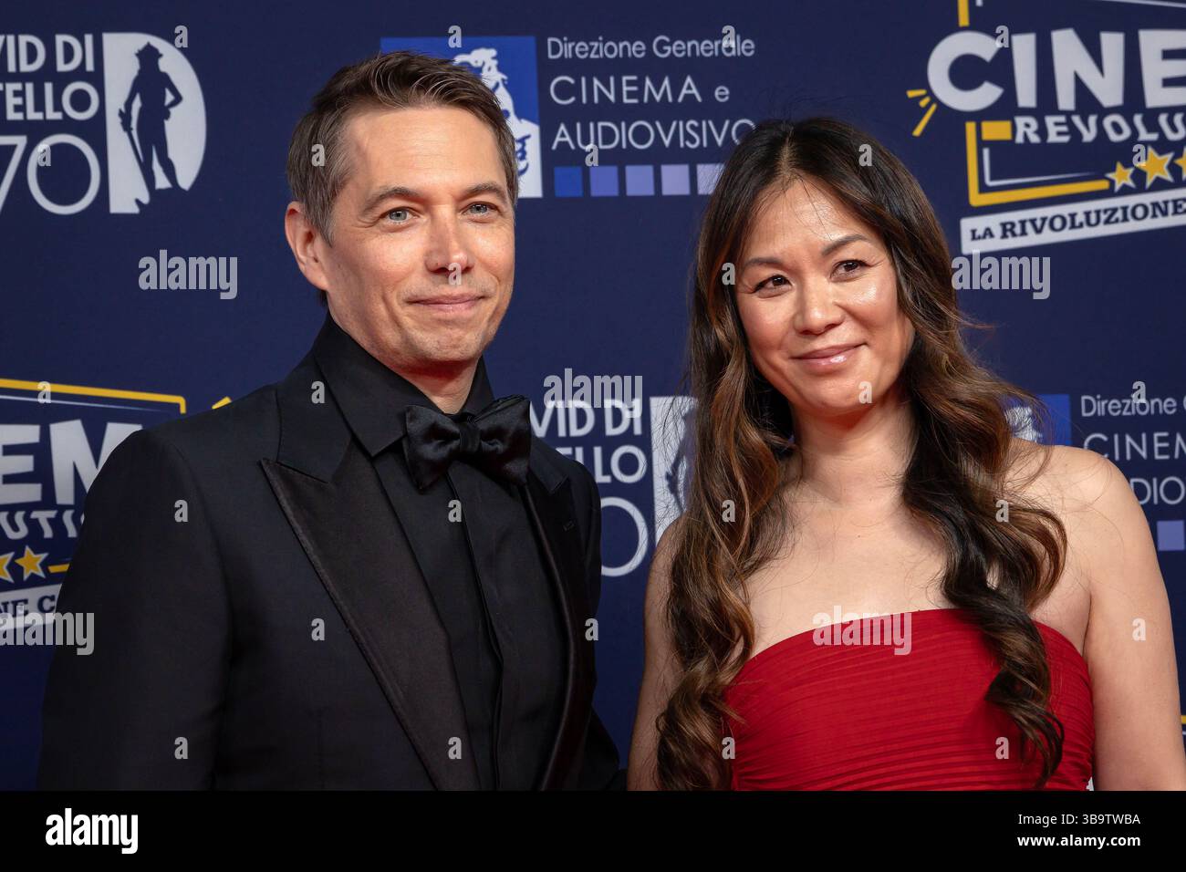 Rome, Italy - May 7, 2025: Sean Baker and Samantha Quan attend the red ...