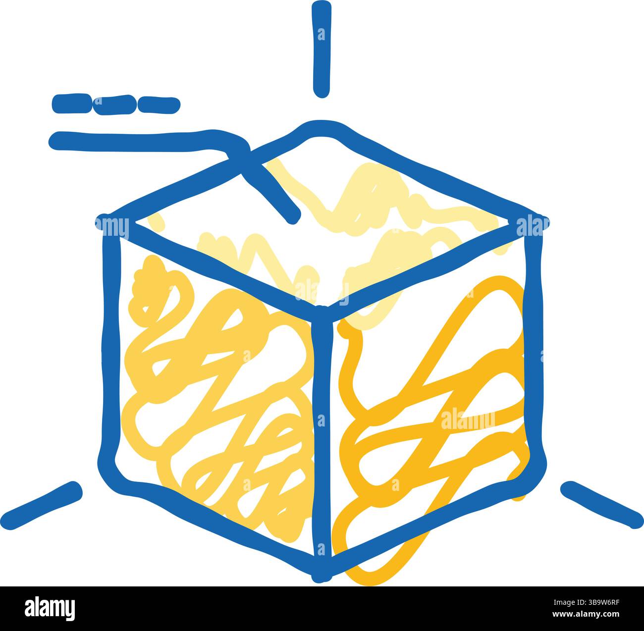 isometric view architectural drafter icon doodle illustration Stock ...