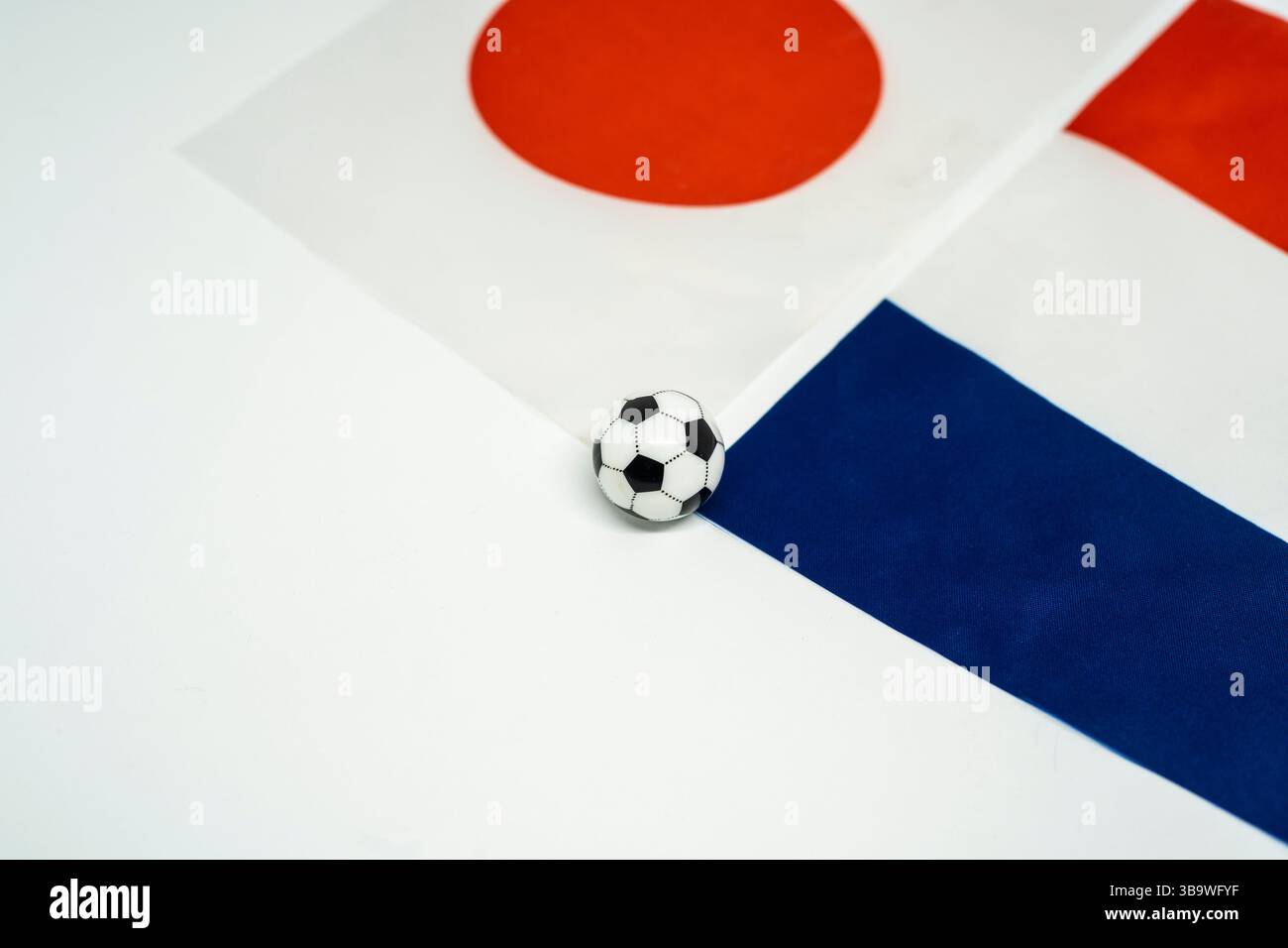 France vs Japan, Football match with national flags Stock Photo - Alamy