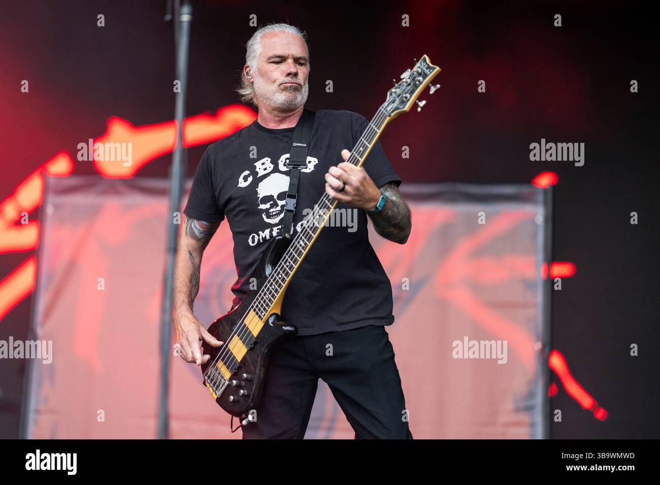 Mitch James of Crossfade performs during Sonic Temple Art and Music ...