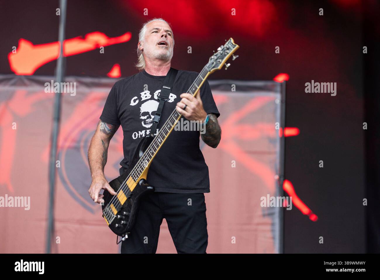 Mitch James of Crossfade performs during Sonic Temple Art and Music ...