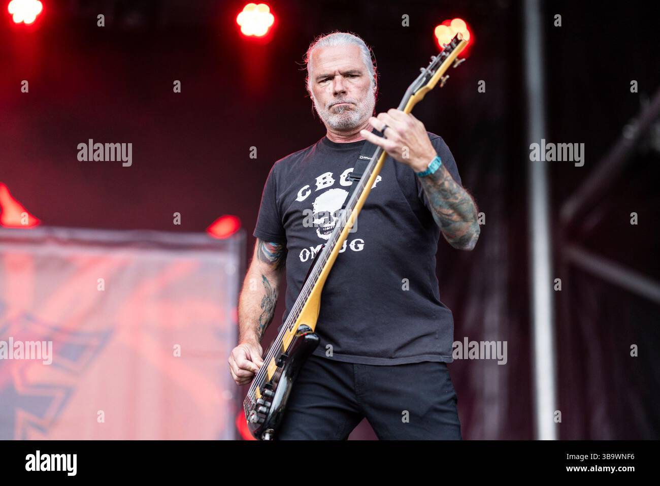 Mitch James of Crossfade performs during Sonic Temple Art and Music ...