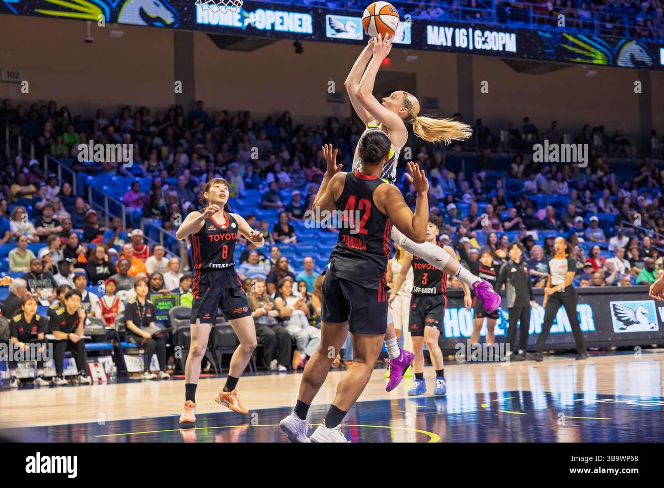 May 10, 2025, Arlington, Texas, USA: Dallas Wings guard PAIGE BUECKERS ...