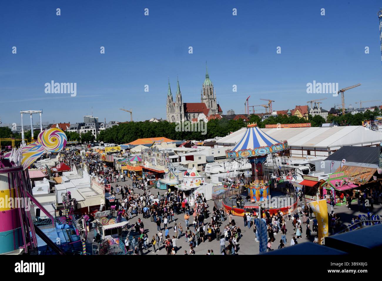 Fruhlingsfest Munchen 2023 Fahrgeschafte