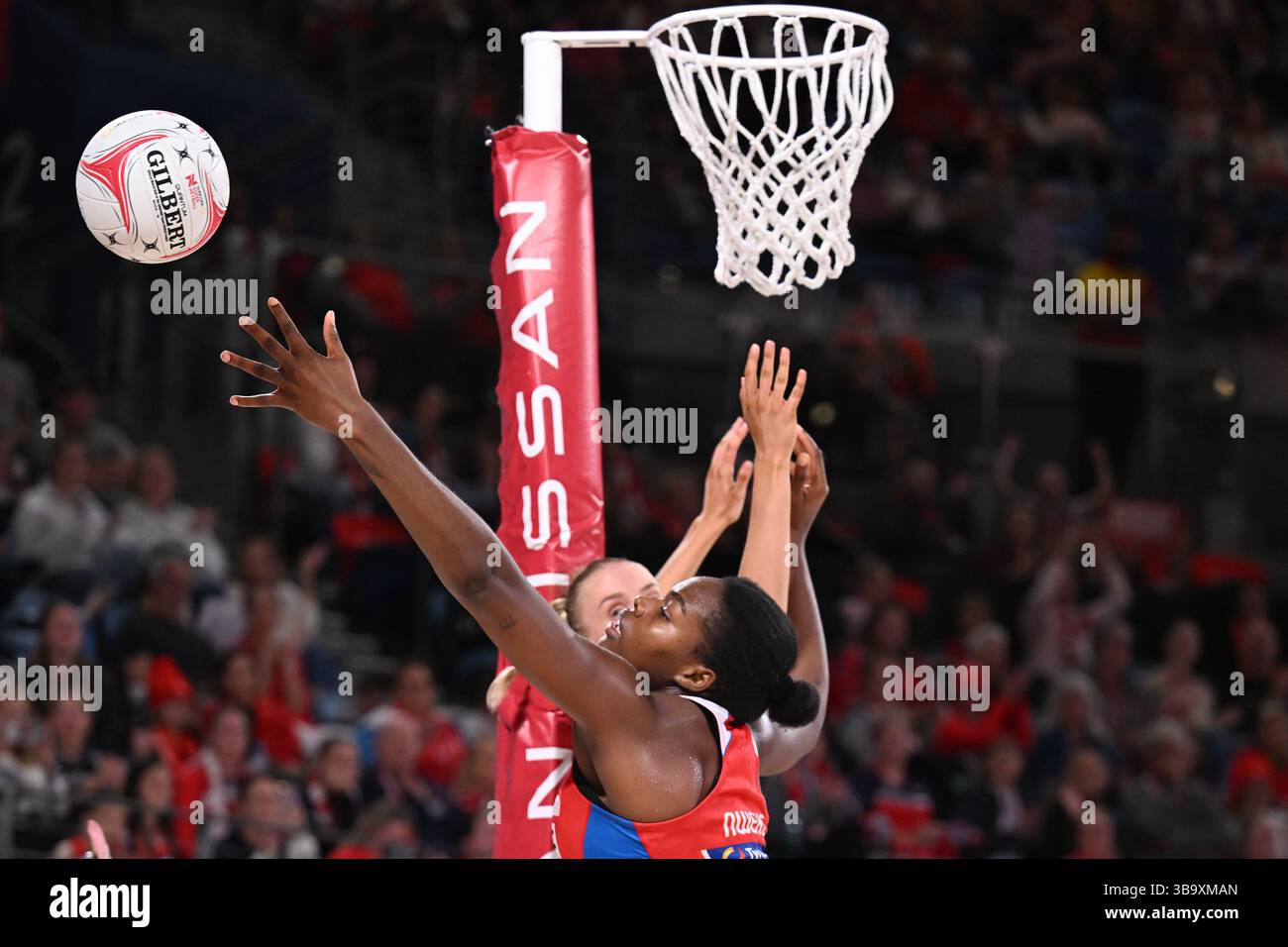 Sydney, Australia. 11th May, 2025. Grace Nweke of the Swifts during the ...