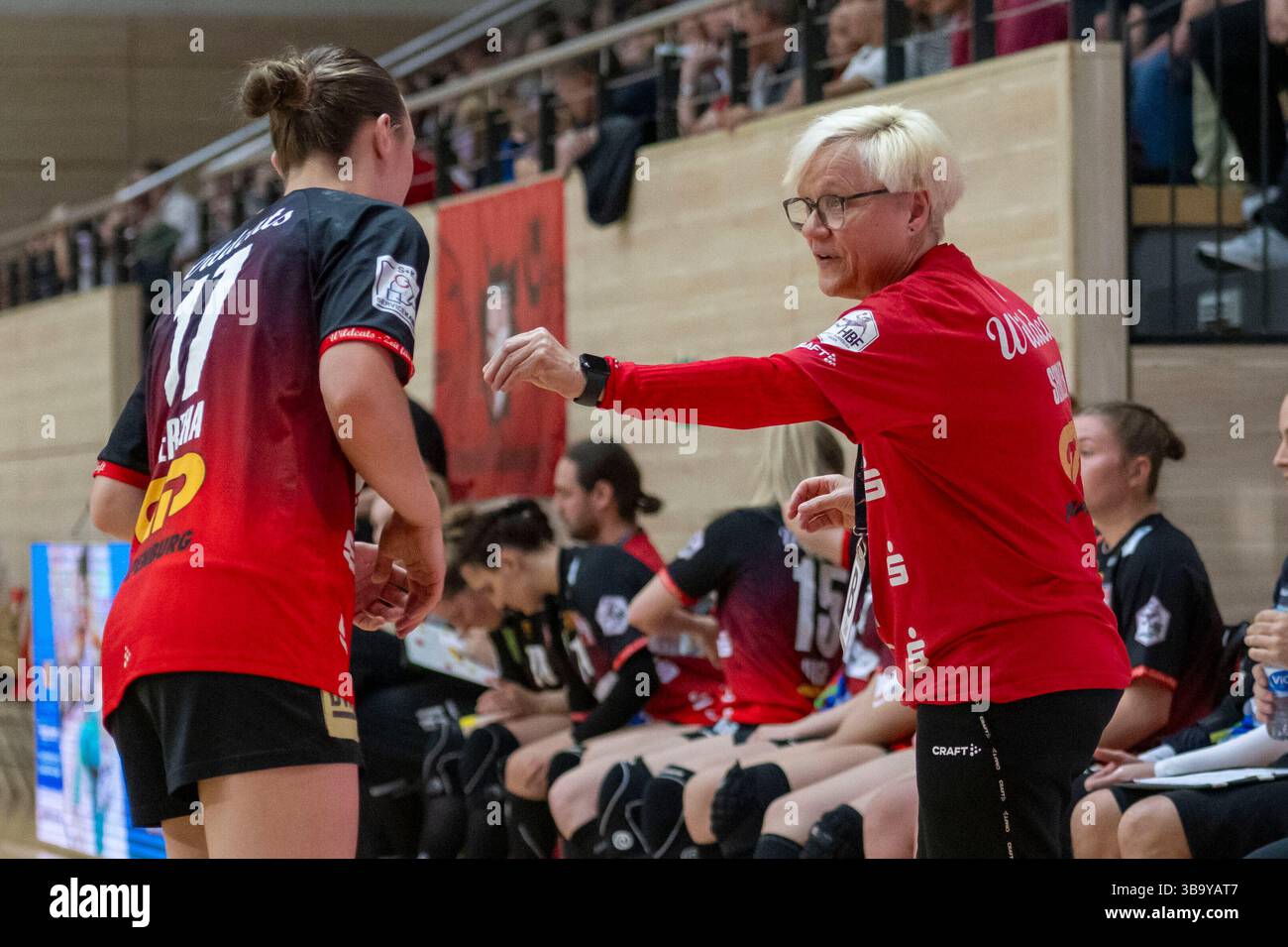 Halle, Deutschland 10. Mai 2025 2.HBL Frauen 2024/2025 SV Union