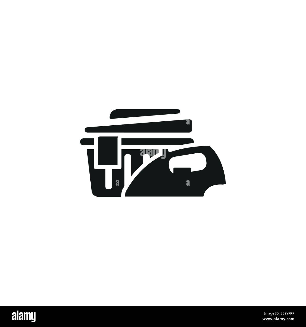 Laundry Iron Icon Stock Vector