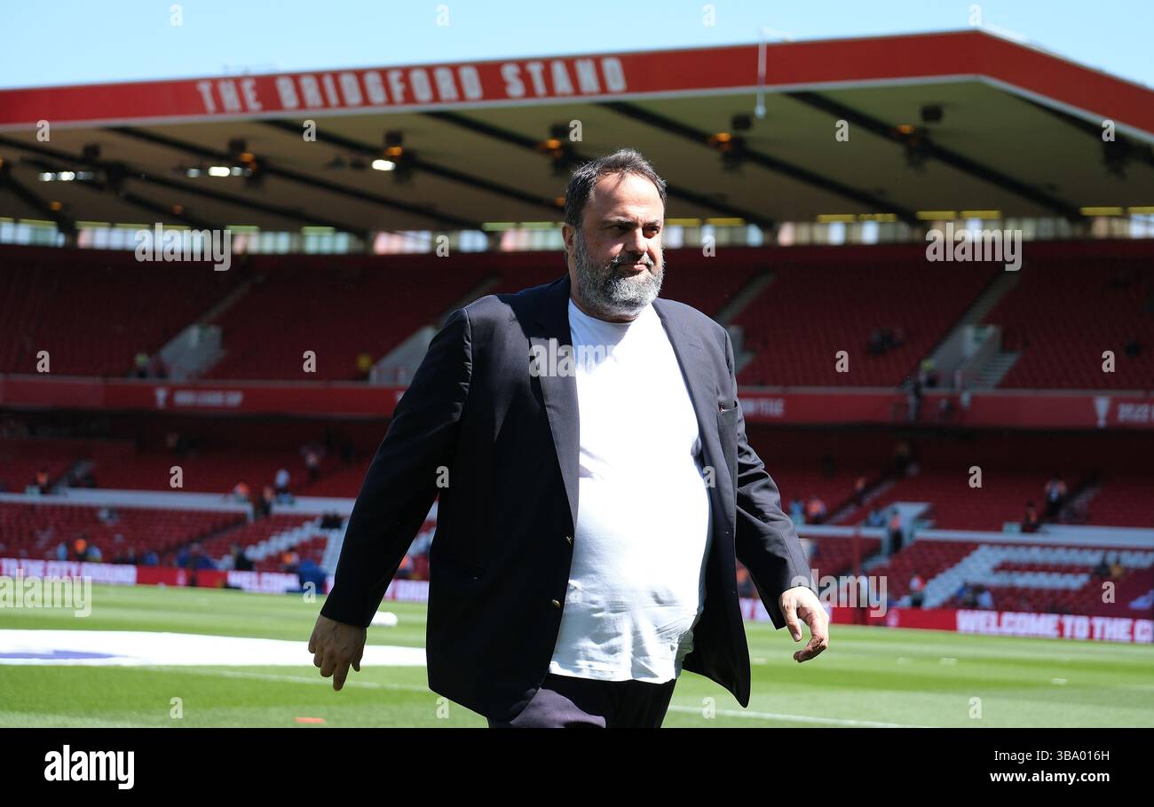 Nottingham, England - May 11: Nottingham Forest Owner Evangelos ...