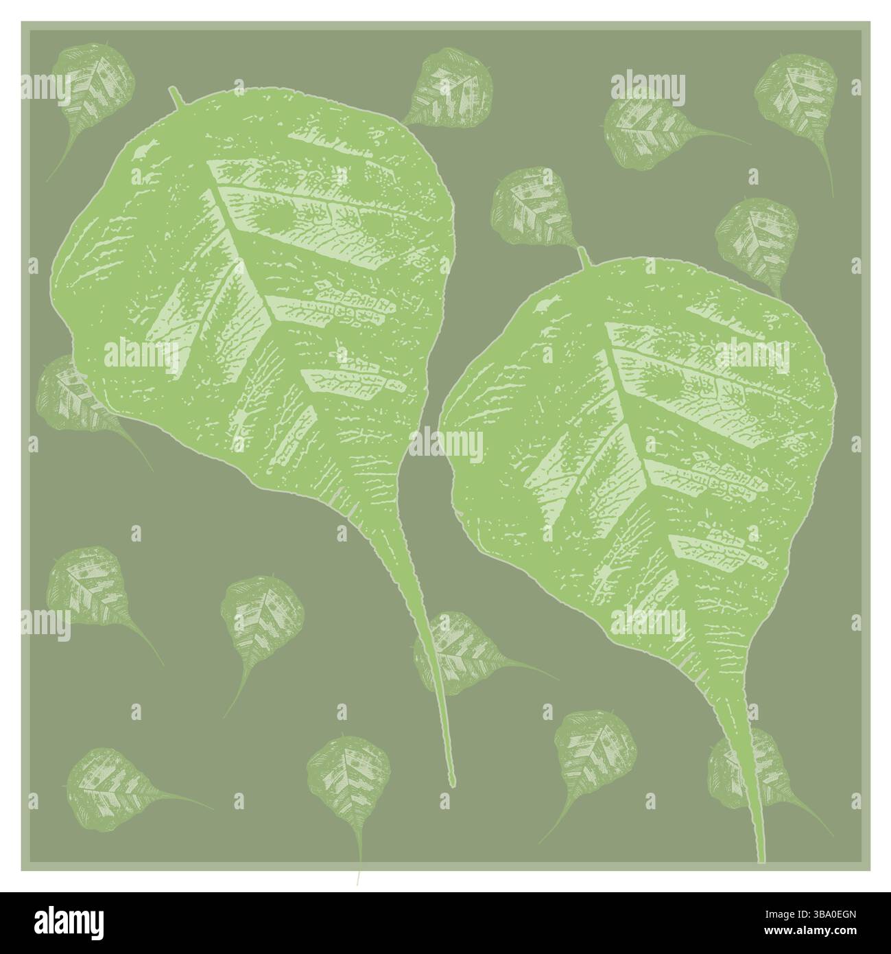 Botanical wall art vector set. Abstract Plant Art design for wall framed prints, canvas prints, poster. Stock Vector