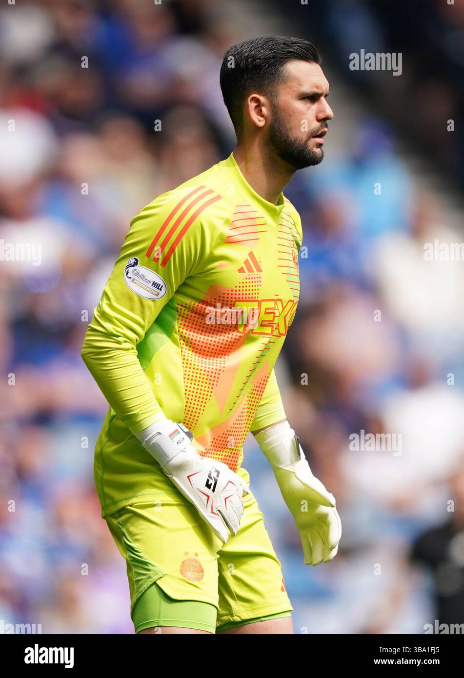 Rangers goalkeeper Liam Kelly during the William Hill Premiership match ...