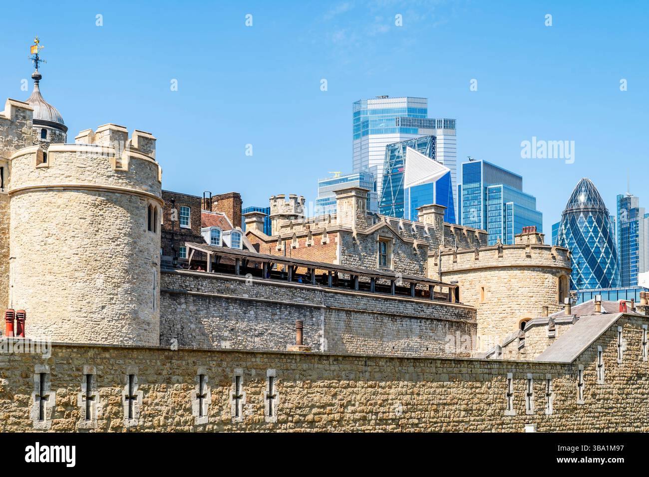 LONDON, UK - MAY 11, 2025: Modern skyscrapers of The City of London ...