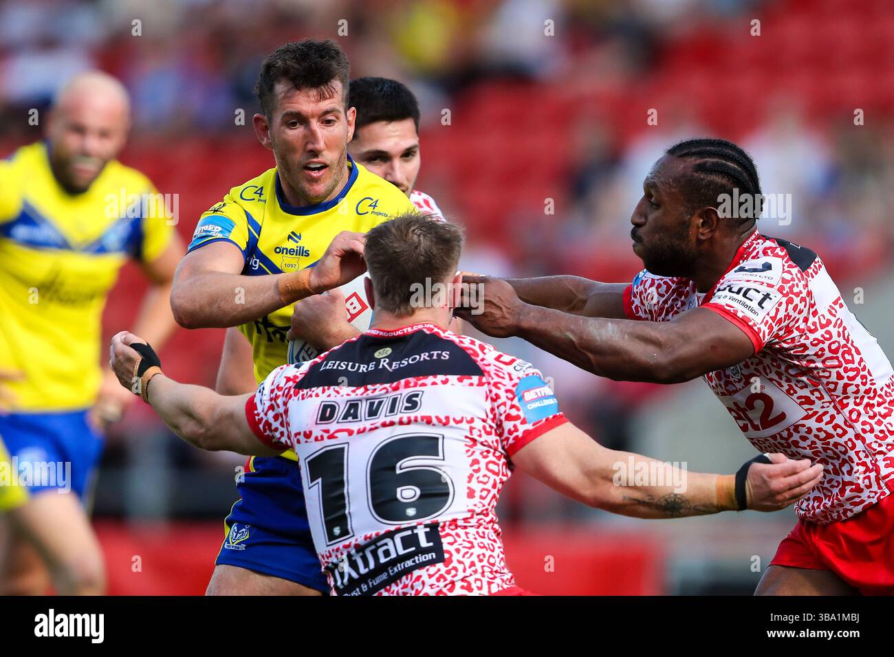 St Helens, UK. 11th May, 2025. Stefan Ratchford of Warrington Wolves in ...