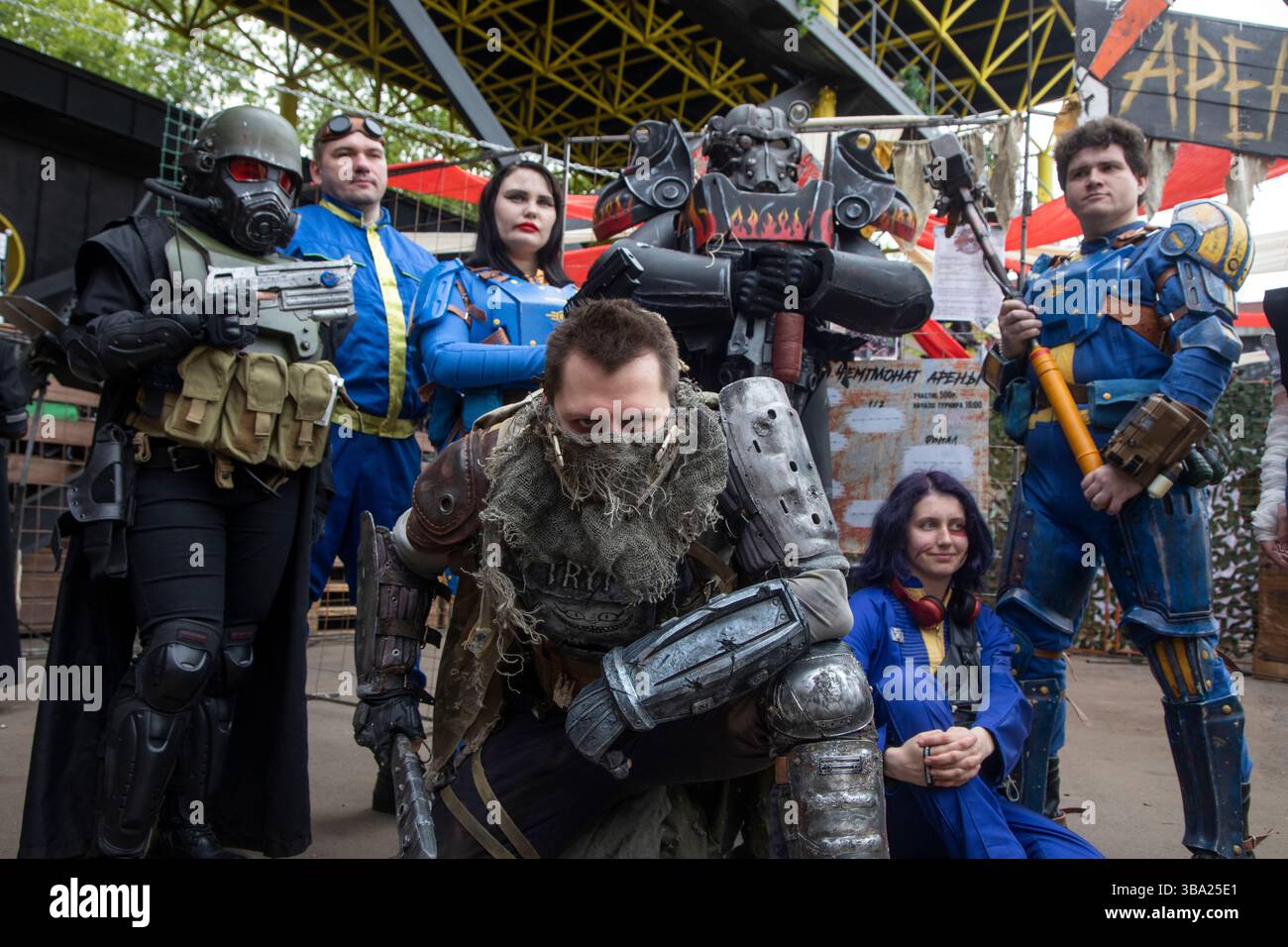 Moscow, Russia. 11th of May, 2025. Fans of the Fallout computer game ...