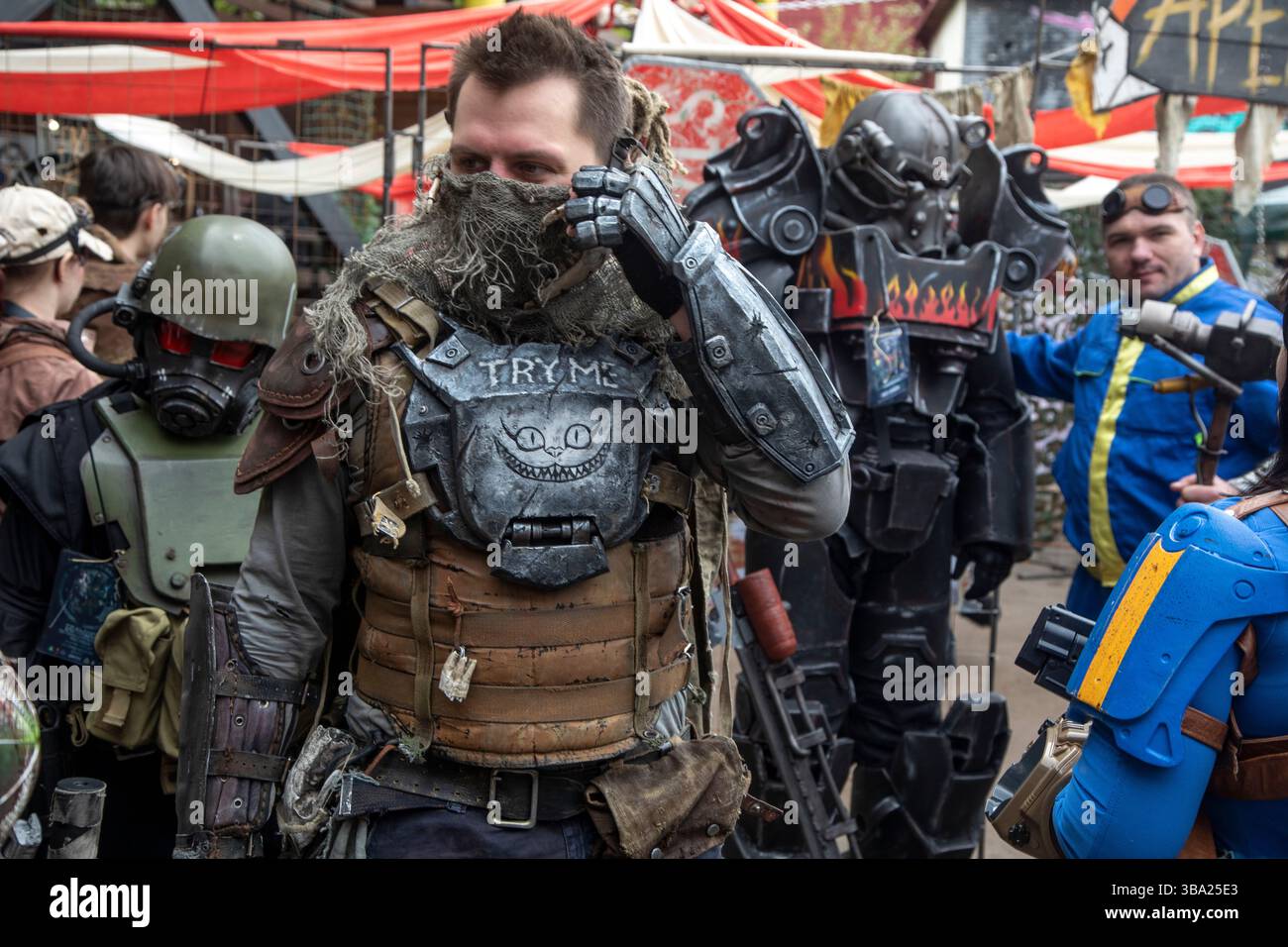 Moscow, Russia. 11th of May, 2025. Fans of the Fallout computer game ...