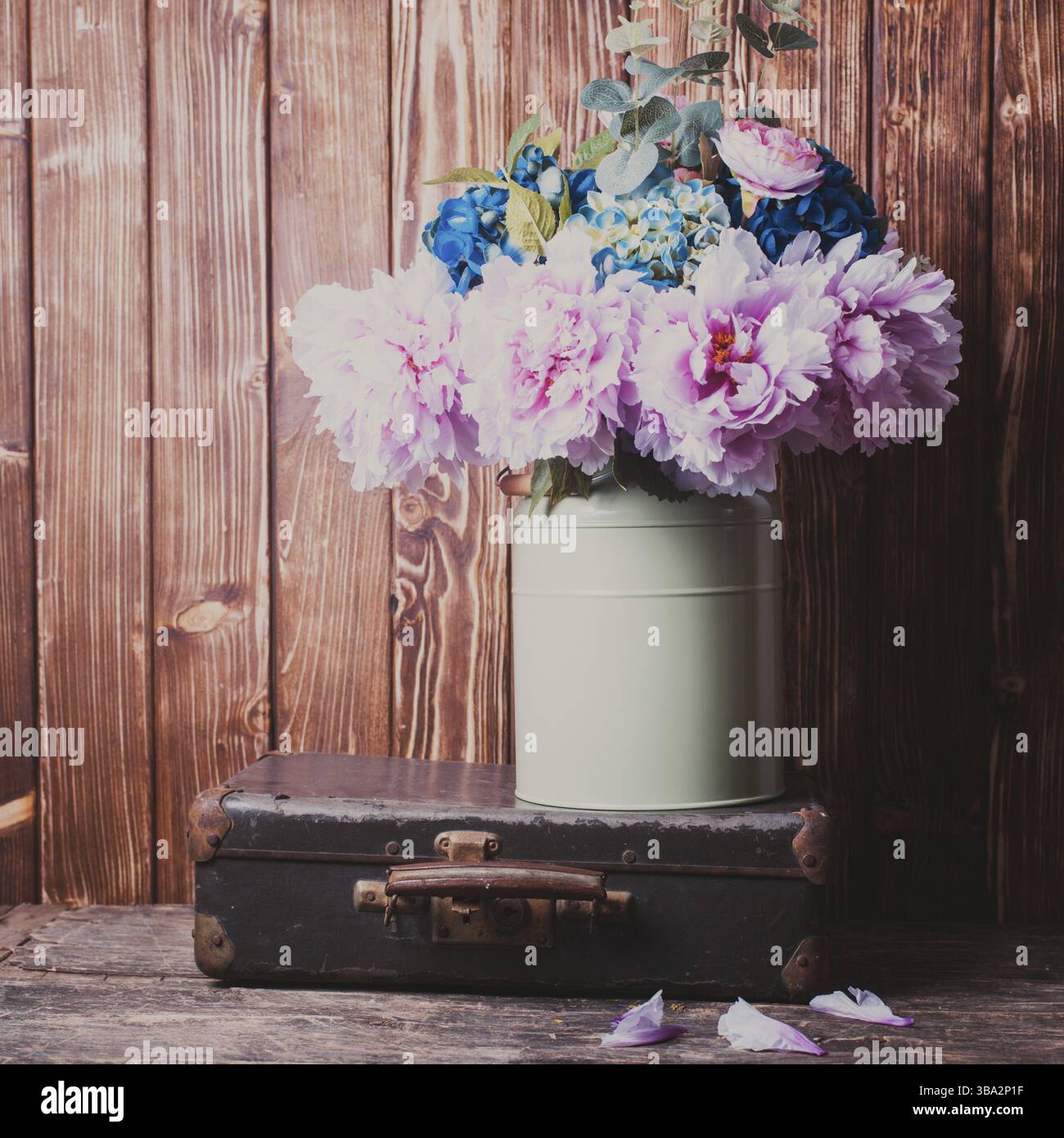 Magni Tea Set In Suitcases - Spielzeug Teeservice Mit Blumen (3903)